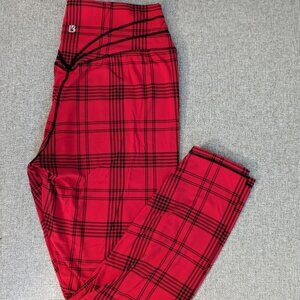 Buffbunny Legacy Leggings in Red Plaid